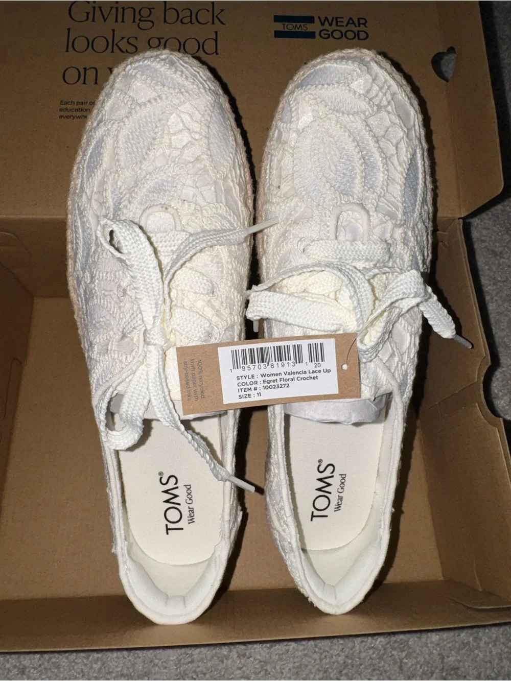 Toms valeria lace